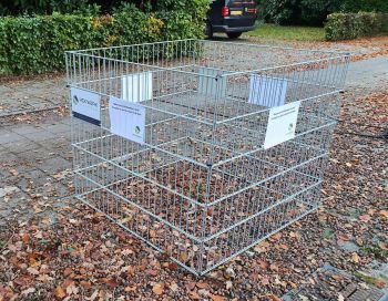 Ruim herfstbladeren eenvoudig op! Een bladkorf