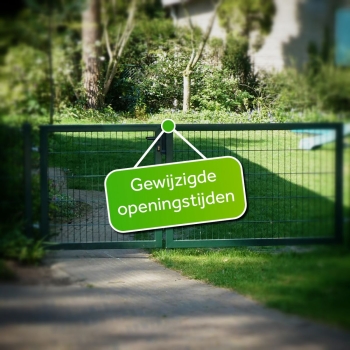 Gewijzigde openingstijden vanaf 10 juni 2022 Gewijzigde openingstijden vanaf 10 juni 2022