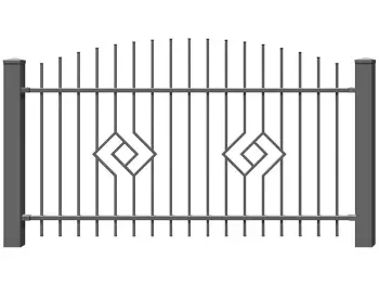 Modern sierhekwerk Smaragd convex