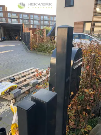 Artifence schuifpoort en hekwerk geleverd en gemonteerd in Utrecht