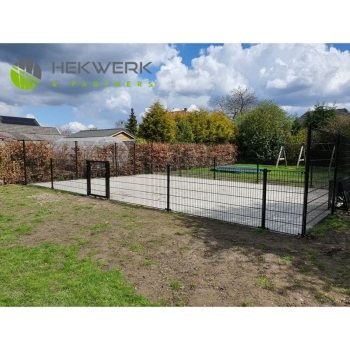 Pannakooi hekwerk geleverd en gemonteerd in Dreumel Pannakooi hekwerk geleverd en gemonteerd in de Betuwe