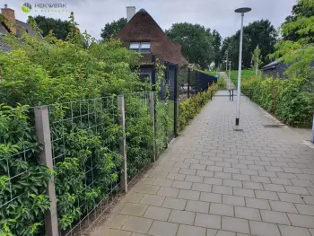 Nieuwbouwwijk in Ridderkerk voorzien van diverse soorten hekwerk