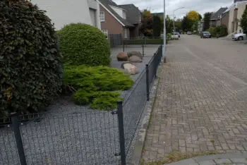 Enkelstaafmat hekwerk geleverd in Valkenswaard