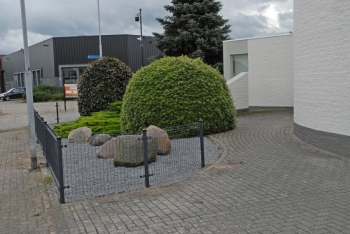 Enkelstaafmat 3D hekwerk geleverd in Valkenswaard Enkelstaafmat hekwerk geleverd in Valkenswaard