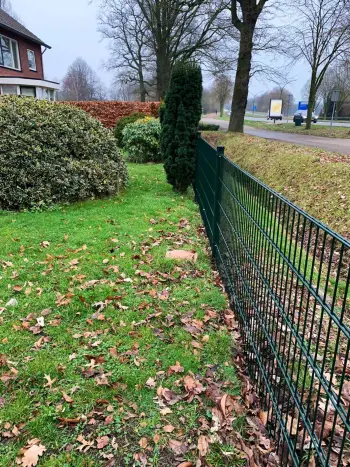 Dubbelstaafmat hekwerk geleverd in Hengelo