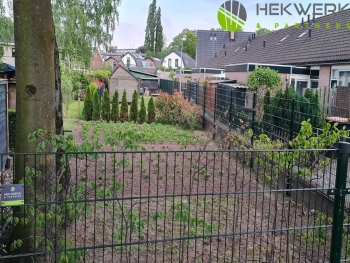 Dubbelstaafmat gemonteerd door de klant zelf in Apeldoorn