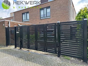 Konsport Tenno vouwpoort met automatisering in Utrecht