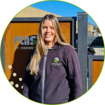 Hekwerk & Partners medewerker - stagiaire Quincy Blommert